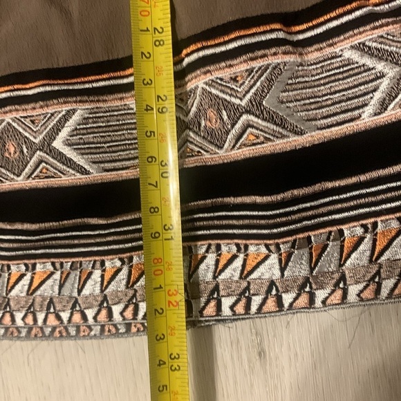 Hale Bob Emmeline‎ Embroidered Tunic mini Dress size S olive green - Picture 7 of 10